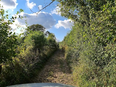 Green Lane Driving In A Dacia Duster - Green Lane, Upper Swanmore, Hampshire.