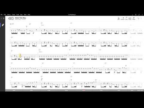 Walk This Way ( Aerosmith ) ,Tablatura e base Senza Basso - Backing bass track - NO BASS
