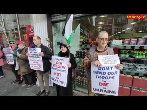 International Ukraine Anti Fascist Solidarity // South London district of Brixton