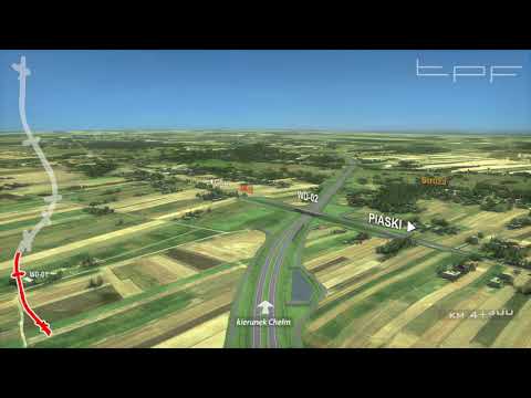 Wizualizacja S12 Piaski - Chełm odc. 1