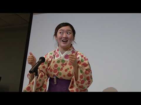 英文学科 【Assembly Hour】藤波愛琳（プリン亭芽りん）さん『落語を世界へ from Osaka to the World』
