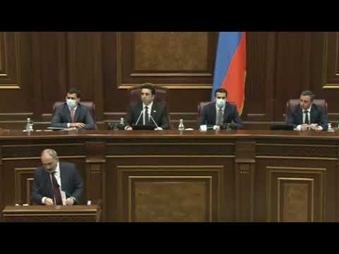 Փաշինյանի ելույթի ժամանակ «Հայաստան» խմբակցության պատգամավորները լքում են դահլիճը