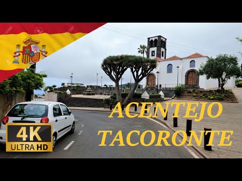 FAHREN in ACENTEJO-TACORONTE REGION, Teneriffa, KANARISCHE INSELN, SPANIEN I 4K 60fps