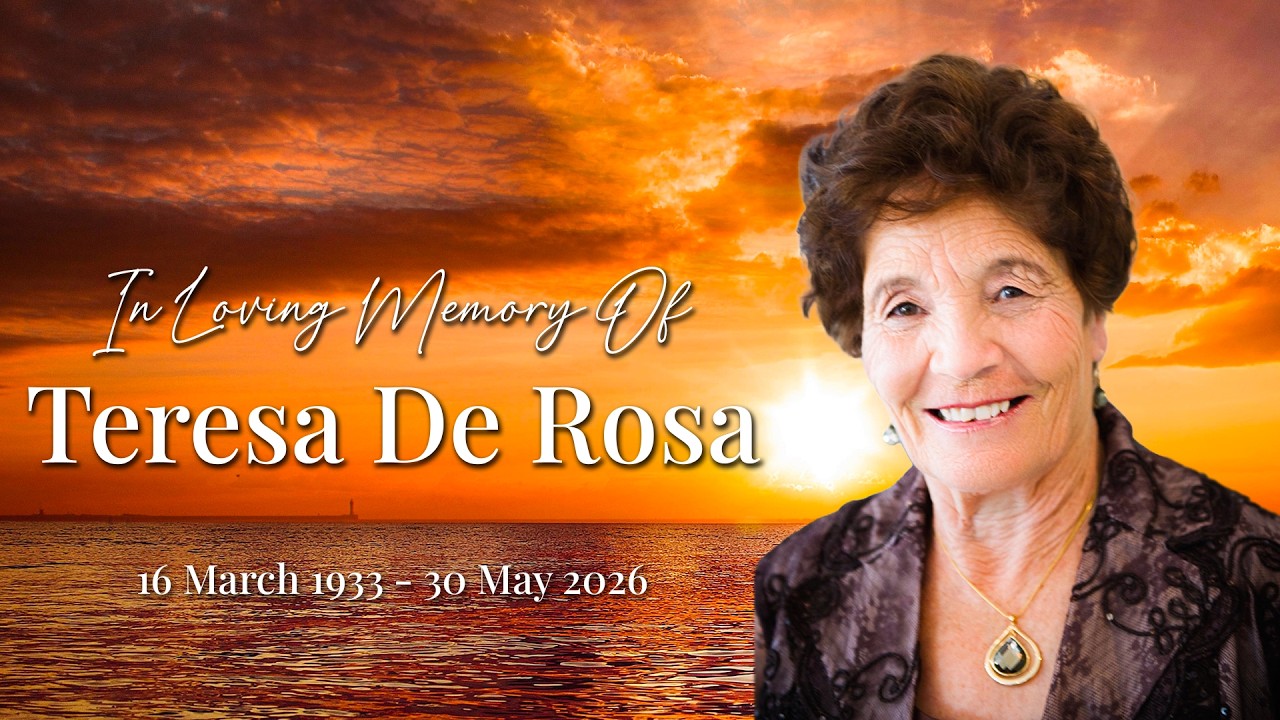 Memorial service livestream thumbnail for Teresa De Rosa