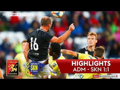 Highlights: tipico Bundesliga, 7. Runde: FC Flyeralarm Admira - SKN St. Pölten 1:1