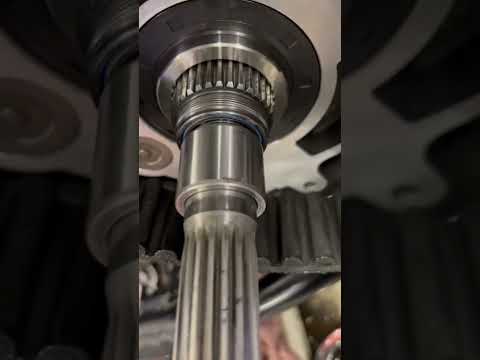 Proper installation sights of a main shaft, race, and main drive gear.