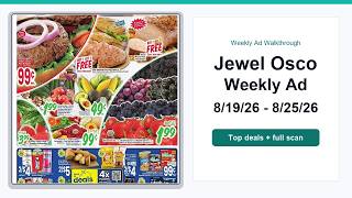 Jewel Osco Weekly Ad (8/19/26 - 8/25/26) Best Deals