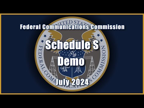 Schedule S Demo