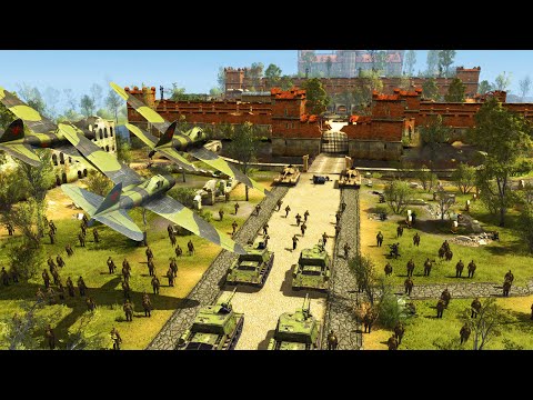 German Island MEGA-FORTRESS Under Siege by RED ARMY! - Call to Arms: Gates of Hell WW2 Mod