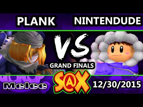 S@X 130 - SPY | Nintendude (Ice Climbers) Vs. Plank (Sheik) SSBM GF - Smash Melee