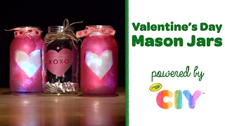 Crayola CIY: Create It Yourself - Valentine's Day Mason Jars