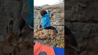 Video thumbnail of Con la minga, 6C. Navalosa