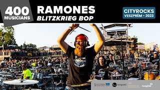 Blitzkrieg Bop (RAMONES) - 400 musicians - @CITYROCKS(The biggest rock band in Central Europe) 2023