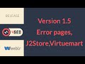4SEO Version 1 5 Release Custom Error Pages J2Store Virtuemart Optimization