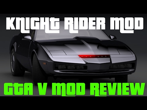 THIS CAR IS AWESOME! Knight Rider Mod v. 3.0 (GTA V Next Gen PC MOD REVIEW!)