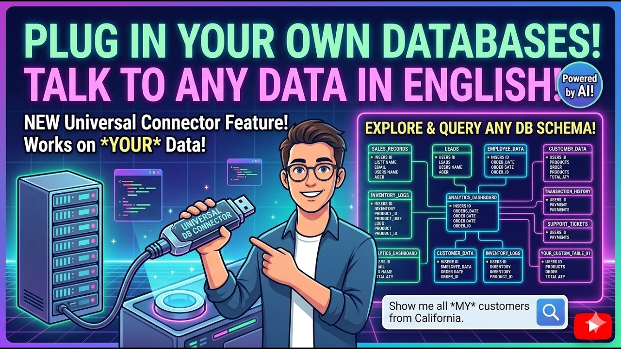 Connect ANY Database to AI: Query Your Own Data in English — Full Stack Demo
