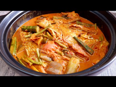 Easier Than You Think! Singapore Zi Char Curry Fish Head 咖喱鱼头 How To Make Restaurant Chinese Recipe
