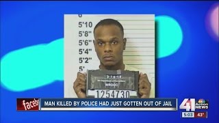 Man killed by police had just gotten out of jail