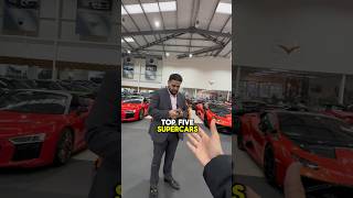 George’s top five ￼supercars in the showroom #supercars #london #luxurycar