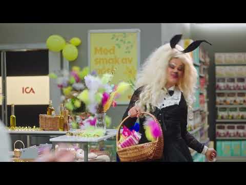 ICA reklamfilm 2023 v.14 - Drag i påsk, igen