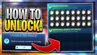 How To Unlock Trading In Rocket League!