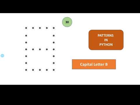 Capital Letter B Patterns In Python Python Lectures