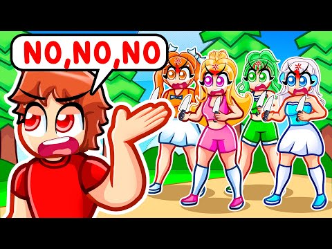 I Said NO To MY CRAZY FAN GIRLS For 24 Hours In GTA 5...
