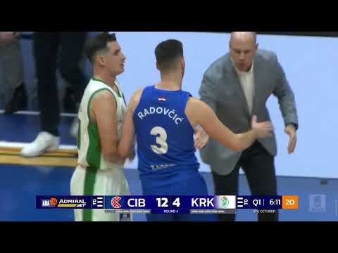 AdmiralBet ABA League 2024/25, Round 4 match: Cibona - Krka (9.10.2024)