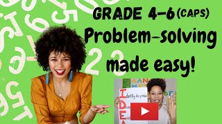 Problem Solving in Mathematics made easy (2020) | CAPS | Grade 4 5 6 Mathematics