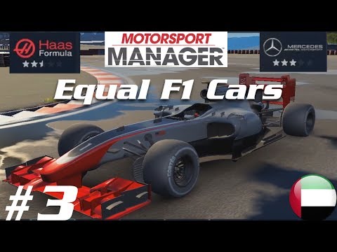Motorsport Manager (PC) - 2017 Equal F1 Cars Championship - Part 3 - Dubai