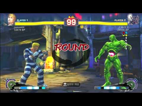 SSF4 Rank Match  Junnnnn (CD)  vs  ⅡAUYⅡ (SE)