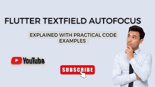 Flutter Textfield Autofocus | Flutter Tutorial | Flutter For Beginners