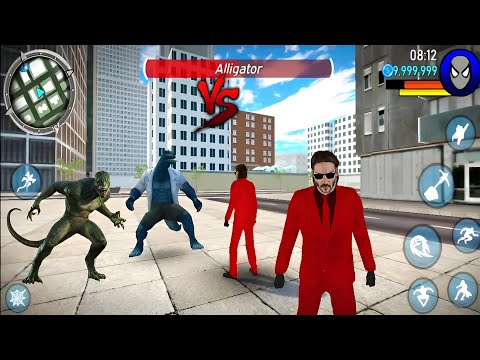 power spider 2 Game Rope hero Crime City Part#54 - New Update - Android Gameplay