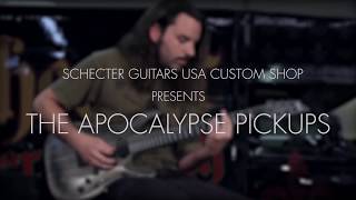 Video thumbnail for APOCALYPSE PICKUP DEMO PLAYTHROUGH by Schecter Guitar Research