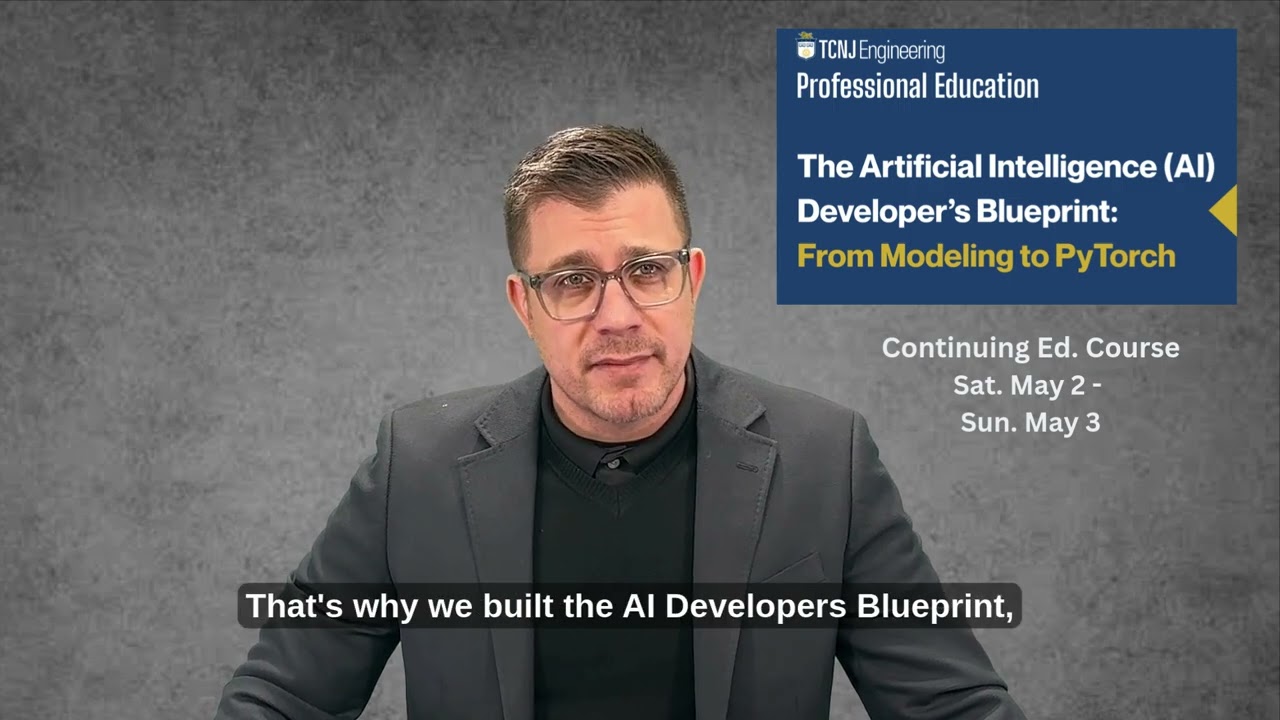 TCNJ Engineering Artificial Intelligence Professional Development Course
