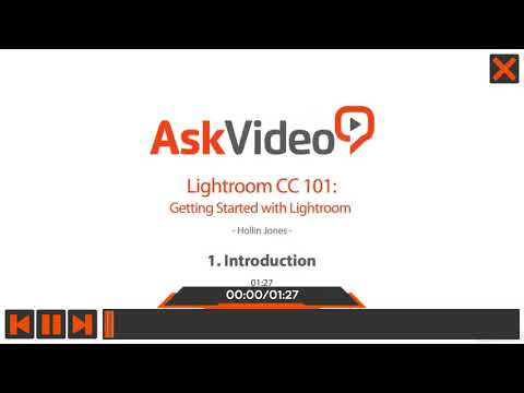 Intro Course For Lightroom CC Video