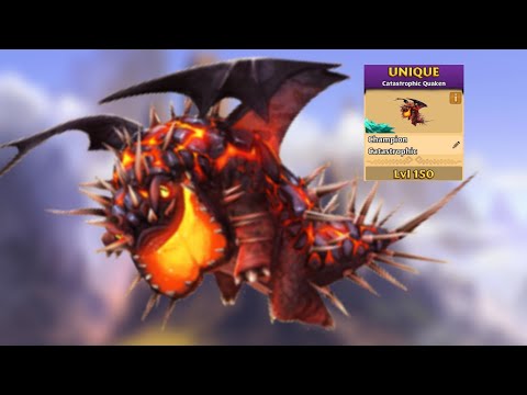 CHAMPION CATASTROPHIC QUAKEN Max Level 150 Titan Mode - Dragons:Rise of Berk