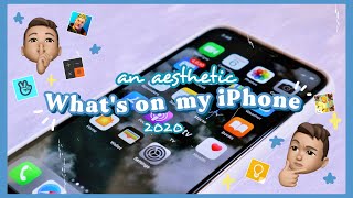 what's on my iphone 11 pro 2020 | ft. productivity & editing apps ☽