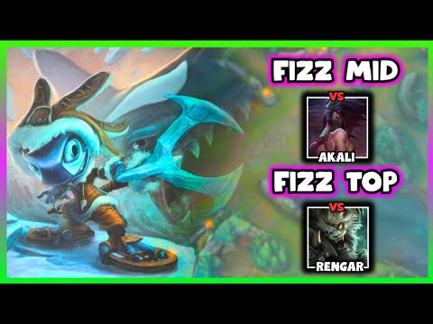 Who Is The Best Assassin Fizz, Akali, Or Rengar ? | Fizz Mid vs Akali, Fizz Top vs Rengar 15.24