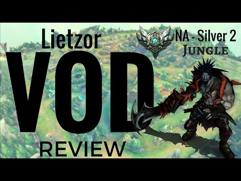 Jungle Tryndamere Vod Review - NA - Silver - Lietzor