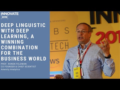 Deep linguistic with deep learning | Prof. Ronen Feldman - YouTube