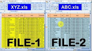 How to View Two Different Excel File Side by Side at The Same Time