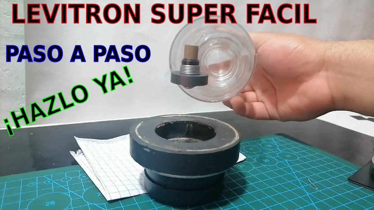 COMO HACER UN LEVITRON PASO A PASO (LEVITACION MAGNETICA)