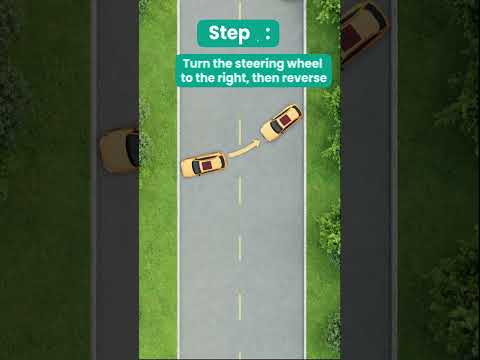 The perfect 3 point turn #DrivingSkills #3PointTurn #DrivingTestTips #DrivingLessons #DrivingSkills