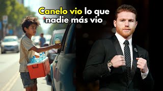 CANELO VE A NIÑO VENDIENDO AGUA EN EL SEMÁFORO Y LO QUE HACE DESPUÉS ES EMOCIONANTE