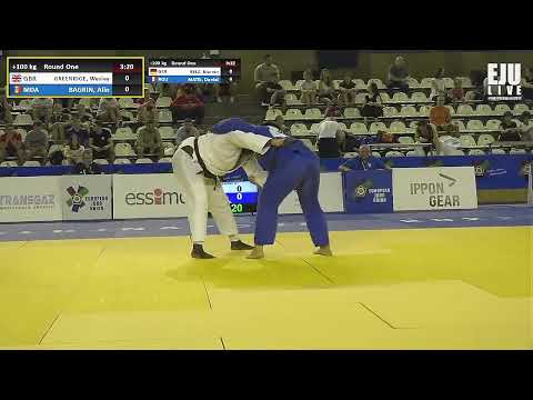 +100kg GREENIDGE, Wesley (GBR) - BAGRIN, Alin (MDA) , Cluj-Napoca European Open 2022
