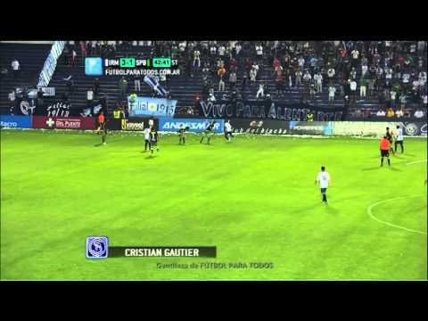 Gol de Gautier. Independiente RM 3 - Sp. Belgrano 1. Fecha 14. Torneo Primera B Nacional. FPT.