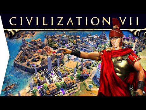 Building An Ultimate Roman City In Civilization 7! (Real Gameplay)