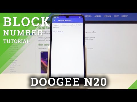 How to Blacklist any Number on DOOGEE N20 - Block Numbers