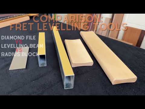 Comparison: [FRET LEVELLING TOOLS] Diamond File vs Levelling Beam vs Radius Block